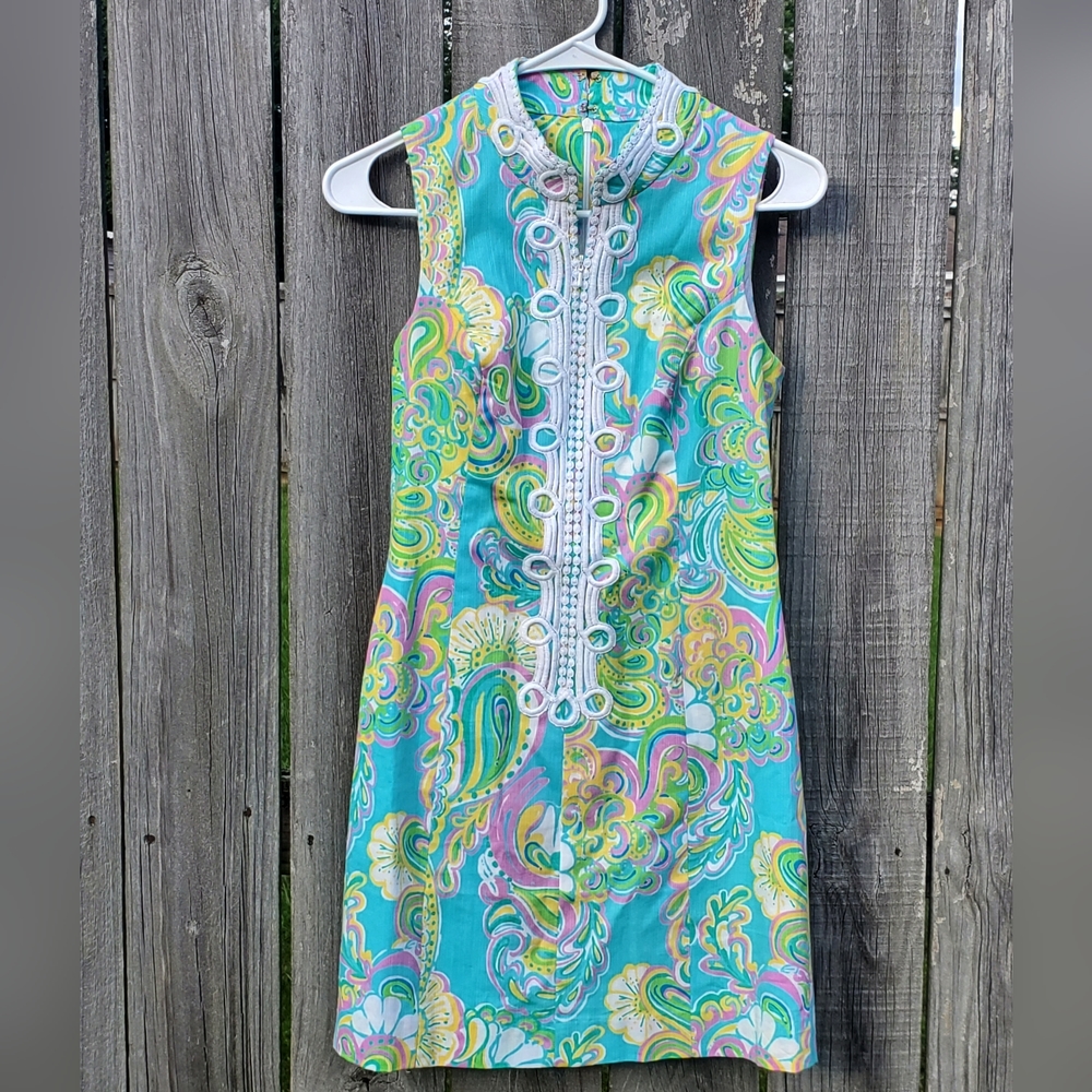 Lilly Pulitzer Shift Dress Fully lined Size 2